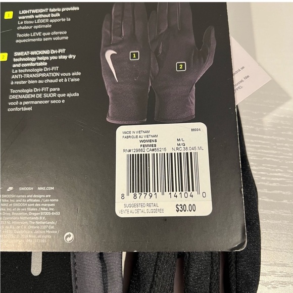 Nike Dry Headband and Glove Set NWT - Picture 10 of 12